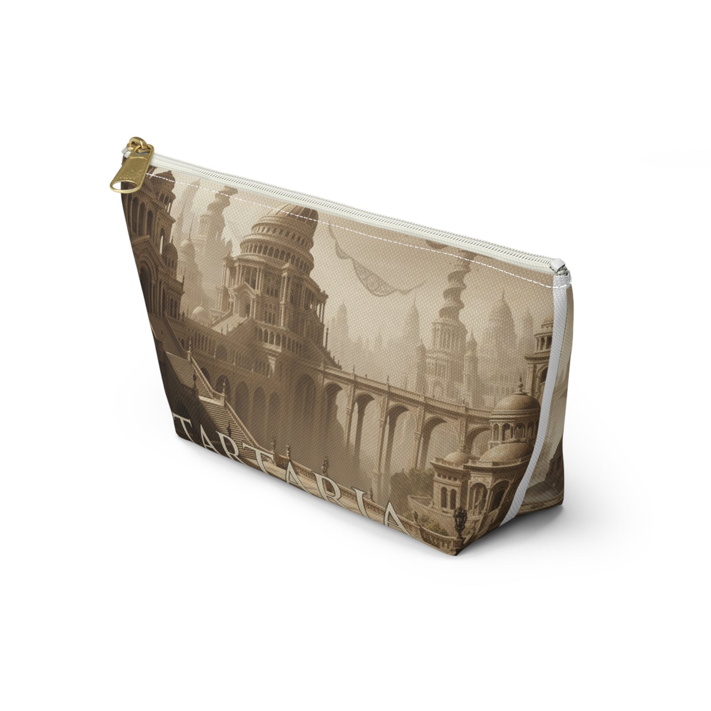 Tartaria Accessory Pouch - Fantasy Cityscape Travel Makeup Bag