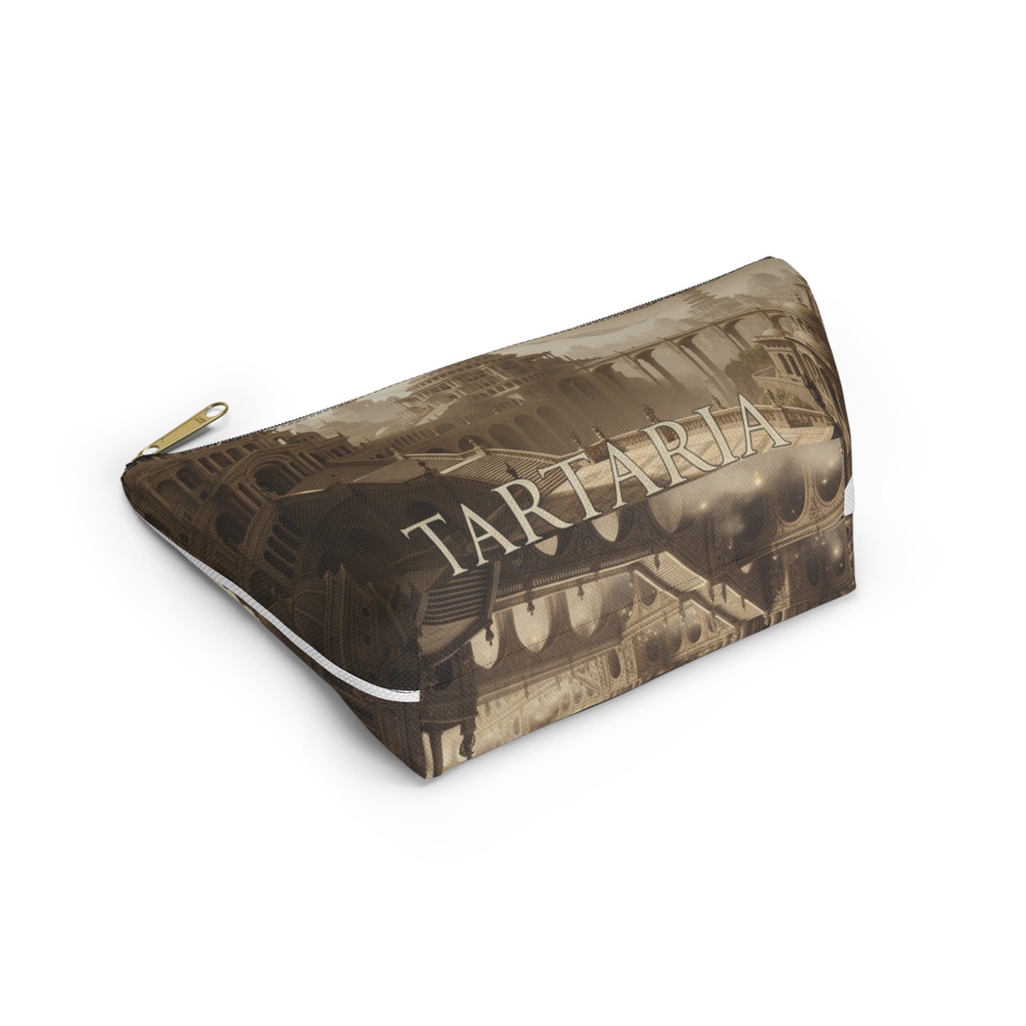 Tartaria Accessory Pouch - Fantasy Cityscape Travel Makeup Bag