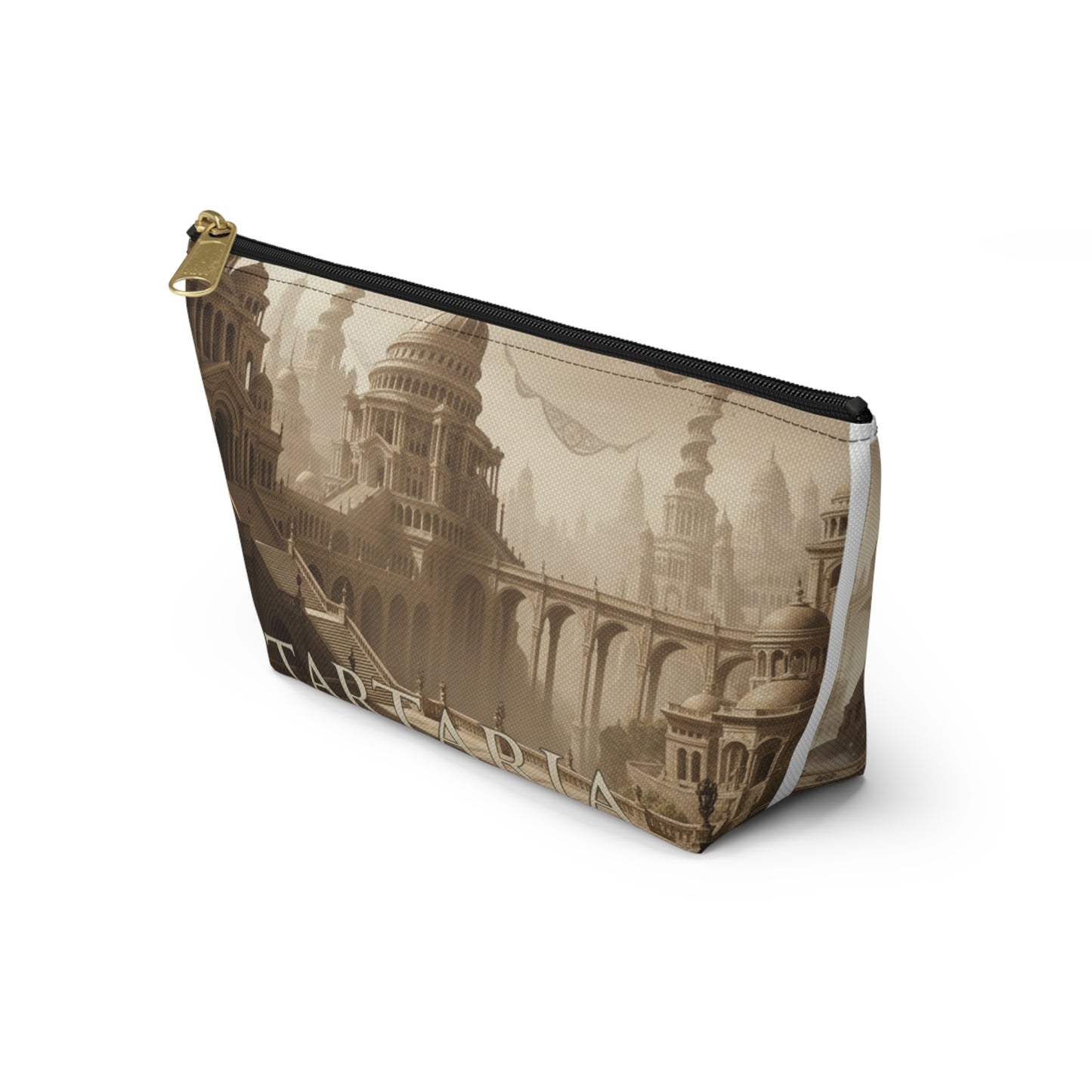 Tartaria Accessory Pouch - Fantasy Cityscape Travel Makeup Bag