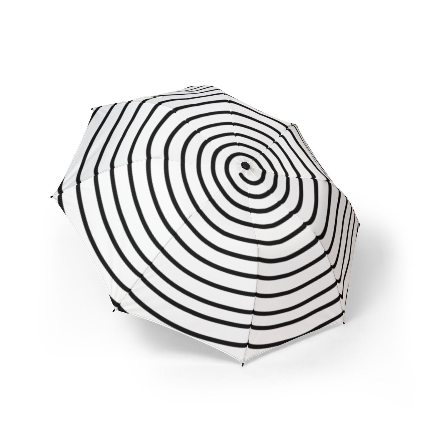 Foldable Spiral Stripe Umbrella — Compact Semi‑Automatic Rain Protection