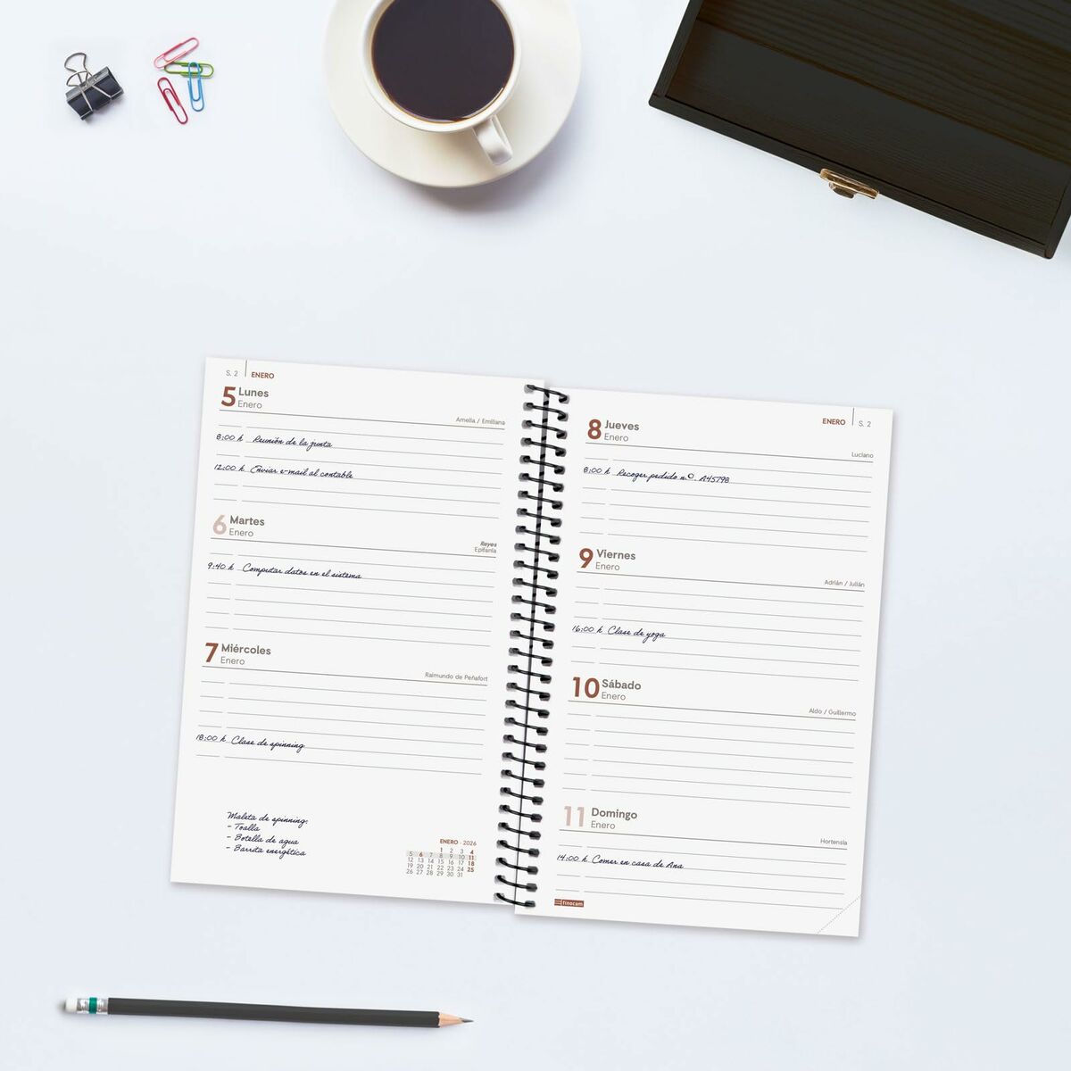 2026 Planner Finocam  11,7 x 18,1 cm-4