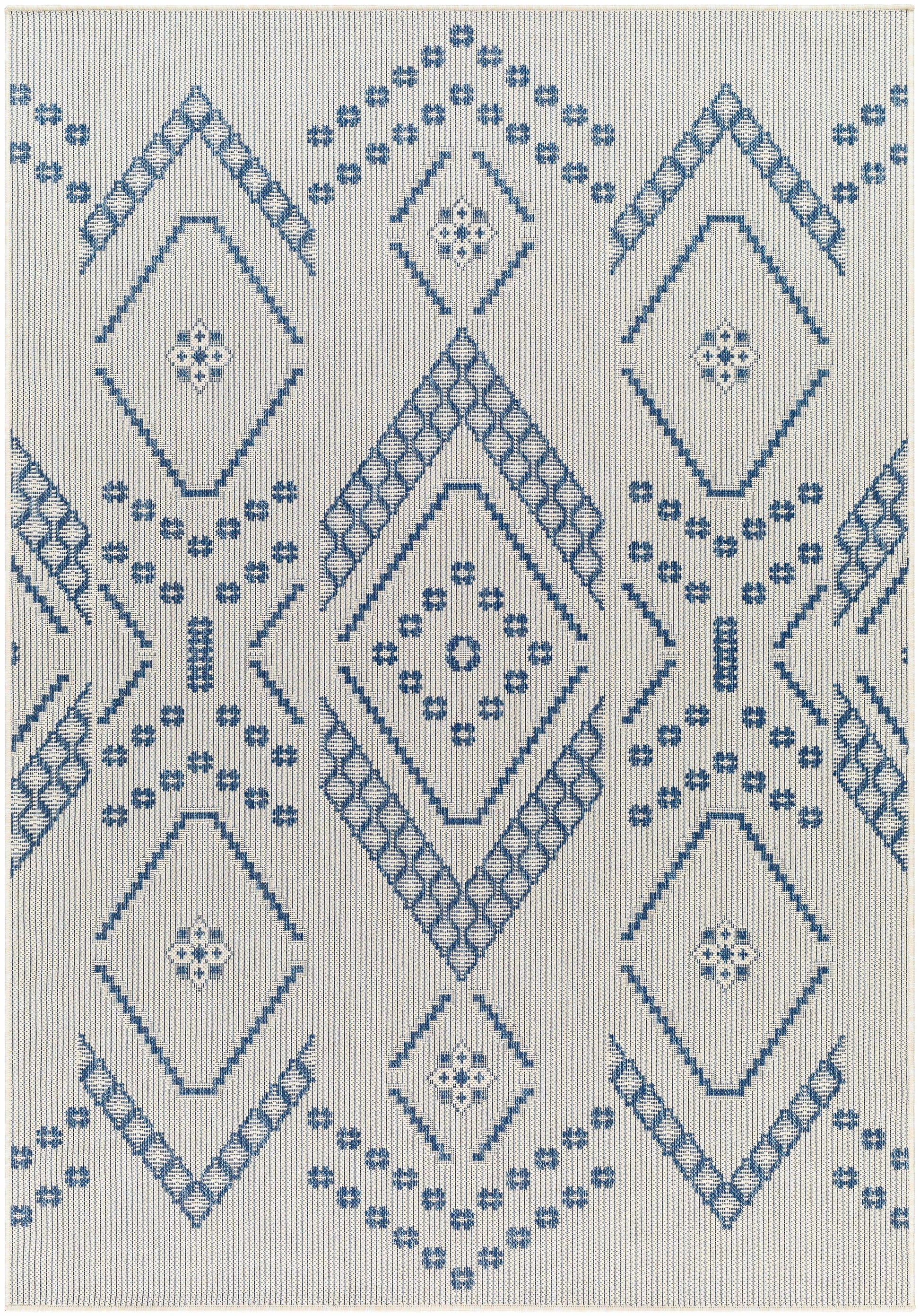 Helga Blue Area Rug - Clearance-0