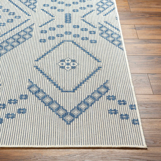 Helga Blue Area Rug - Clearance-1